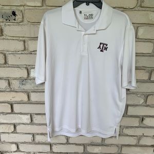 Under armour Texas A &M white polo shirt
